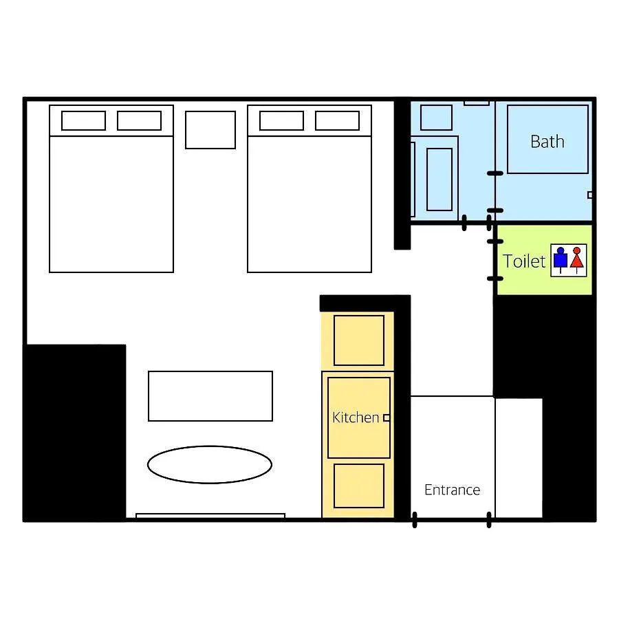 Grand Base Hakata Premium Aparthotel Fukuoka  3*, Fukuoka (Fukuoka) Japan